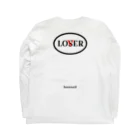 bannedのbanned LO(v)ER ロングスリーブTシャツの裏面