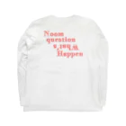 Noom dreaminのNoom question ロングスリーブTシャツの裏面