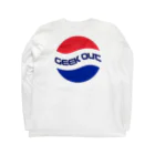 GeekOut TrialのGEEK OUT Logo L/S Tee ロングスリーブTシャツの裏面