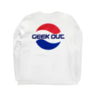 GeekOut TrialのGEEK OUT Pop Logo L/S Tee ロングスリーブTシャツの裏面