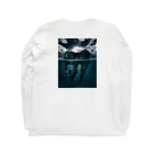 ohyorobiiimのジュラシックパーク Long Sleeve T-Shirt :back