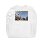 rin200027の彦根城と桜 Long Sleeve T-Shirt :back