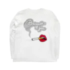 Because of YOUのcigarettes ロングスリーブTシャツの裏面