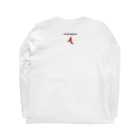 杉山田のバラのクロス Long Sleeve T-Shirt :back