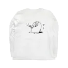 こむぎさんのクズとり。煙草ver. Long Sleeve T-Shirt :back