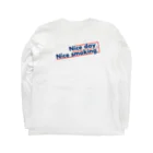 【スタジオ　ハル】のNice smoking.Nice day. ロングスリーブTシャツの裏面