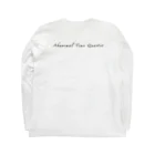 なかままのおみせ（仮）のA.T.Q ロングスリーブTシャツ Long Sleeve T-Shirt :back