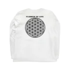 BuddhaStoreのFlower of life ロングスリーブTシャツの裏面