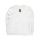 ねこのLAPHCONESSのねこのラフ子ネス ロゴ Long Sleeve T-Shirt :back