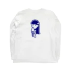 pum shopのブレイクタイム ガ〜ル(back print) ロングスリーブTシャツの裏面