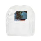 🦕🪐☁️の冬の紫陽花 Long Sleeve T-Shirt :back