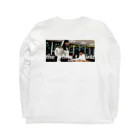 qqq shopのthe white t shirtz Long Sleeve T-Shirt :back