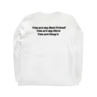 Fuzy's shopのFujikoゴージャス-シロクロ Long Sleeve T-Shirt :back