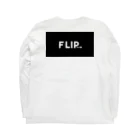 flip end.(フリップエンド)のflip.backlogo W01 ロングスリーブTシャツの裏面