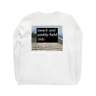 beach and paddy field clubのbeach and paddy field club ロングスリーブTシャツの裏面