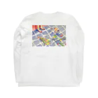 ピチャ〜のお風呂場チューリップ Long Sleeve T-Shirt :back