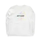 すーぱーらばーずくまこのBFF SANN ロングスリーブTシャツの裏面