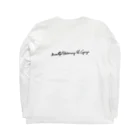 GYOtheBOO（餃子部GZB）のBeautiful Harmony Ha Gyoza Long Sleeve T-Shirt :back