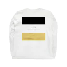 TOTR/mEwのblack.white.yellow ロングスリーブTシャツの裏面