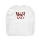 GOOD NIGHT BABYのGOOD NIGHT BABY long sleeve tee Long Sleeve T-Shirt :back