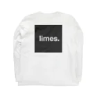 limes.のlimes.og ロングスリーブTシャツの裏面