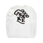 GOOD_SAKEのGOOD SAKE = グッと酒 ロングスリーブTシャツの裏面