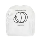 94 UNIONのNever enough ロングスリーブTシャツの裏面