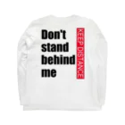 きなこ屋のKEEP DISTANCE Long Sleeve T-Shirt :back