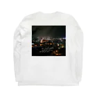 でおきしりぼ子の実験室のNight_Scape(Right_under_side) ロングスリーブTシャツの裏面