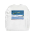 でおきしりぼ子の実験室のWhen the wave breaks..., ロングスリーブTシャツの裏面