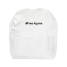 mo-mo-suzuの#Free Agnes ロングスリーブTシャツの裏面