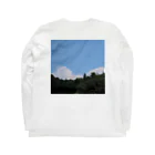 でおきしりぼ子の実験室のふわふわ、わたぐも Long Sleeve T-Shirt :back