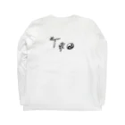 Tsu白ma yukoの☯︎ Tao ☯︎ ロングスリーブTシャツの裏面