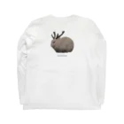 Jackalope Houseの【背面】未確認生物 ロングスリーブTシャツの裏面