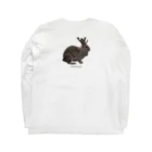 Jackalope Houseの【背面】未確認動物 ロングスリーブTシャツの裏面