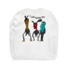 P-nutsのRabbit Colors Threesome Long Sleeve T-Shirt :back