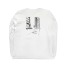 RUUUのRUUU Tロング3 white Long Sleeve T-Shirt :back