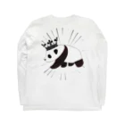 Kikiの気まぐれのKING PANDA -キング パンダ- ロングスリーブTシャツの裏面