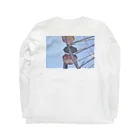 チルTショップのFerris wheel （Back Print) ロングスリーブTシャツの裏面