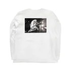 Yu-boのバンドマン(モノクロ) Long Sleeve T-Shirt :back