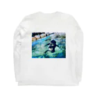 spring.の透ペンギン Long Sleeve T-Shirt :back