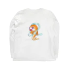 たいやきのメダカ(楊貴妃)  Long Sleeve T-Shirt :back