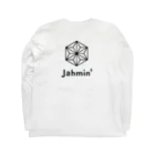 南風酒場Jahmin’の麻柄 ロングスリーブTシャツの裏面