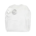 ShikakuSankakuの月の表面と裏面(両面印刷) Long Sleeve T-Shirt :back