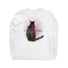 みなまりSHOPのにゃんこのぶ～ちゃん Long Sleeve T-Shirt :back