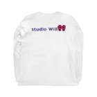 総合格闘技・フィットネス studio Willのstudio Will×INGRID ロングスリーブTシャツ_B1 ロングスリーブTシャツの裏面