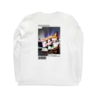 DangerousCodeのDangerous Code Graphic Long Sleeve Tee (Cat & Turtle) Long Sleeve T-Shirt :back