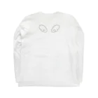 moffuuuのてんしのはね（黒） Long Sleeve T-Shirt :back