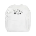 よもぎたけのこのcat breed(背) Long Sleeve T-Shirt :back