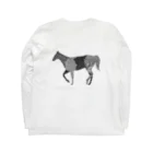 新谷べにの馬＋ Long Sleeve T-Shirt :back